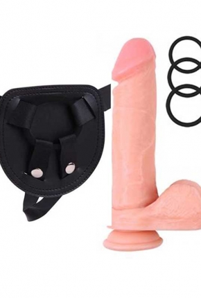 R.G.B Belden Balamal 21.5cm Protez Penis ve Kemeri